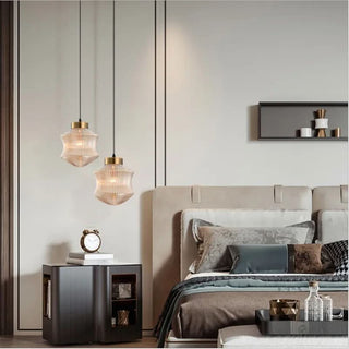 Modern Hanging Lamp – Nordic Pendant Light With Adjustable Glass Metal Design