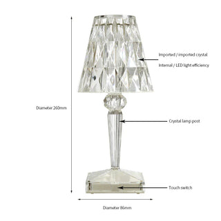 Modern K9 crystal chandelier lamp — LED warm ambient