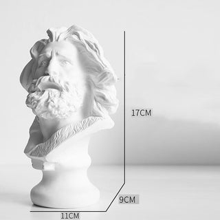 artistic character modern resin figurines creative art decor top view