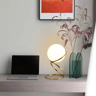 Sphere Table Lamp – Modern Artistic Lamp Design with Dimmable LED Light