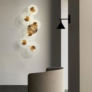 Indoor Wall Light – Elegant Slim Silhouette Metal Acrylic Fixture for Warm Ambiance