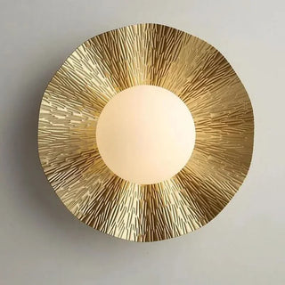 Golden Ceiling Light - Elegant Lotus Leaf Design Warm LED Lighting Fixture