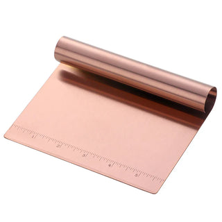 pastry cutter tool rose gold stainless steel dough cutter eco friendly kitchenware front view