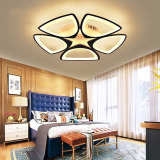 Modern LED Ceiling Light – Geometric Contemporary Lamp With Soft Ambient Lighting
