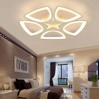Modern LED Ceiling Light – Geometric Contemporary Lamp With Soft Ambient Lighting