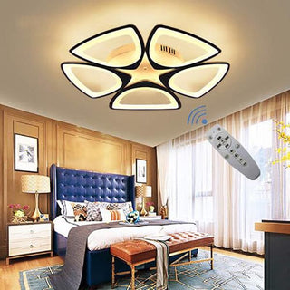 Modern LED Ceiling Light – Geometric Contemporary Lamp With Soft Ambient Lighting