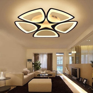 Modern LED Ceiling Light – Geometric Contemporary Lamp With Soft Ambient Lighting