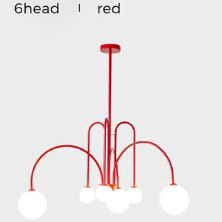 Modern Wrought Iron Chandelier | Italian Design Sculptural Lighting Fixture