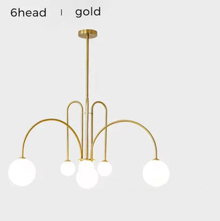 Modern Wrought Iron Chandelier | Italian Design Sculptural Lighting Fixture