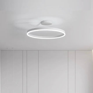 Nordic LED Ceiling Light – Modern Circle Lamp With Adjustable Brightness