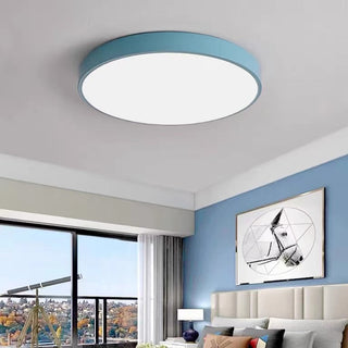 Plafonnier affleurant moderne – Luminaire LED rond | Éclairage de salle à manger minimaliste