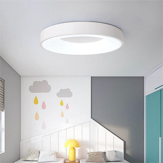 Scandinavian LED macaron ceiling fixture, modern flush mount