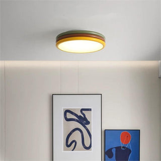 Colorful dome ceiling lamp – modern flush mount LED fixture