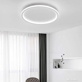 Ultra-thin ceiling light for living room, adjustable round LED