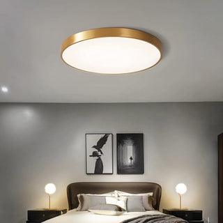 Plafonnier affleurant moderne – Luminaire LED rond | Éclairage de salle à manger minimaliste