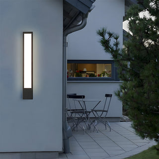 Black IP55 outdoor wall lamp — modern energy saving LED