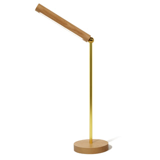 Minimalist wooden table lamp — touch sensitive adjustable brightness