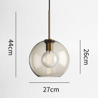 Industrial Amber Pendant Light – Vintage Glass Shade With Warm Rustic Glow