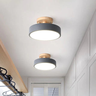 Plafonnier LED en bois – Luminaire LED moderne avec finition en bois naturel