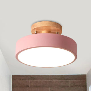 Plafonnier LED en bois – Luminaire LED moderne avec finition en bois naturel