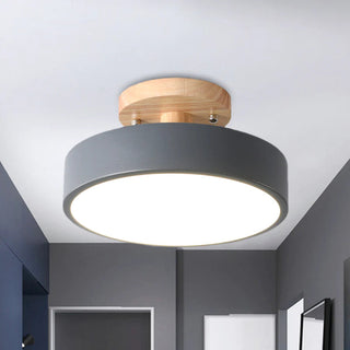 Plafonnier LED en bois – Luminaire LED moderne avec finition en bois naturel