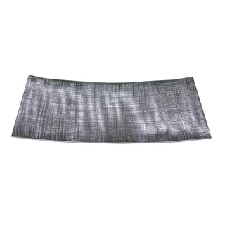 polished steel handcrafted jacquard pattern luxury 7-piece bathroom accessories angle view