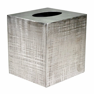polished steel handcrafted jacquard pattern luxury 7-piece bathroom accessories side view
