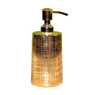 gold solid brass luxury 7-piece bathroom accessories set jacquard finish set view