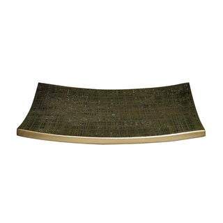 resin 7-piece vintage jacquard pattern bathroom accessory kit top view
