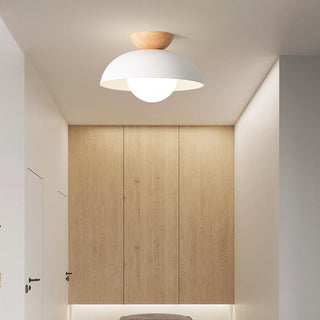 Creative metal wood pendant — modern dining room lamp