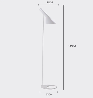 Minimalist Floor Lamp – Modern LED Lighting | Adjustable Black Metal Lamp
