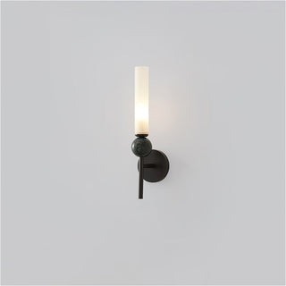 Luxury copper corridor wall sconce brass marble detail