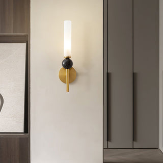 Copper corridor marble brass luxury wall sconce — lamp