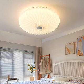 Modern origami pleated ceiling lamp, cloud shape LED fixture