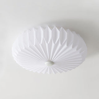 Modern cloud origami ceiling light in room setting