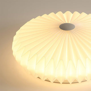 Cloud shaped ceiling lamp with origami folds, LED fixture