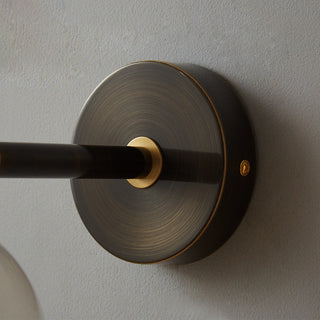 Copper Wall Sconce – Luxury 1-Light Modern Copper Ball Light with Warm Metallic Finish
