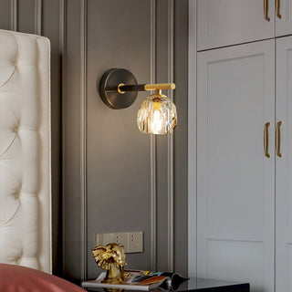 Copper Wall Sconce – Luxury 1-Light Modern Copper Ball Light with Warm Metallic Finish