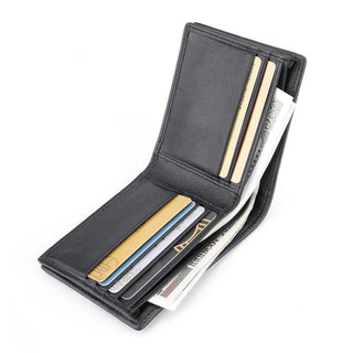 crocodile leather wallet haven genuine crocodile skin men's business billfold zipper pocket side view