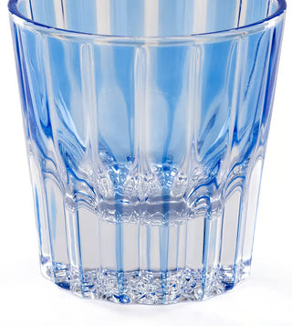 Luxury Ribbed Colored Glass Tumbler – 200ml Handcrafted