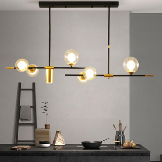 LED Sputnik Chandelier – Modern 7 Light Gold Tier Contemporary Fixture