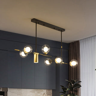 LED Sputnik Chandelier – Modern 7 Light Gold Tier Contemporary Fixture