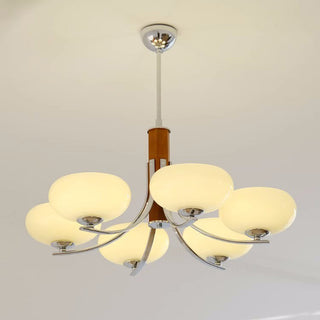 Solid wood Bauhaus chandelier medieval style pendant ceiling