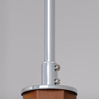 Handcrafted wood chandelier Bauhaus medieval ceiling pendant