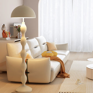 Medieval mushroom lamp side — metal warm living room glow