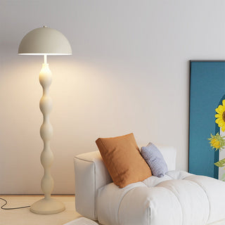 Medieval mushroom lamp ambient — metal warm living room