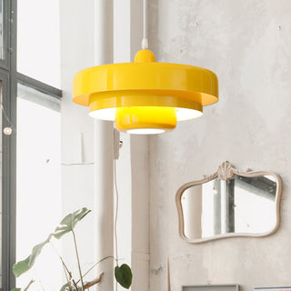 Bauhaus Pendant Light | Rustic Iron Ceiling Light - Mid Century Pendant Lamp