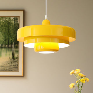 Bauhaus Pendant Light | Rustic Iron Ceiling Light - Mid Century Pendant Lamp