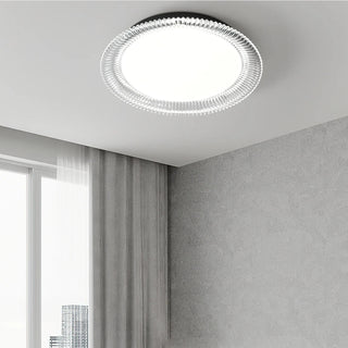 Minimalist round ceiling fixture acrylic – LED flush side