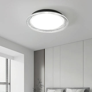 Round acrylic ceiling lamp LED – minimalist flush mount glow